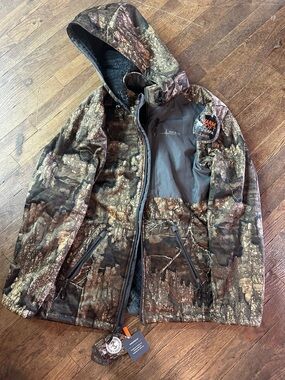 Men's Realtree Camo Hooded Insulated Jacket - Brown/Green